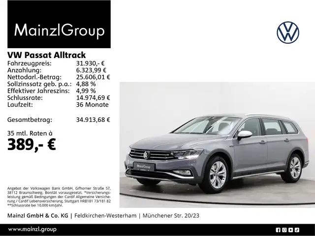 Volkswagen Passat Alltrack 2.0 TSI 4M DSG Navi SHZ Kamera