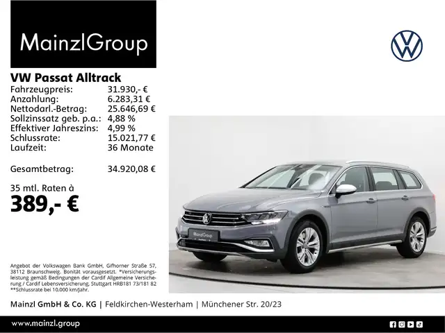 Volkswagen Passat Alltrack 2.0 TSI 4M DSG Navi SHZ Kamera