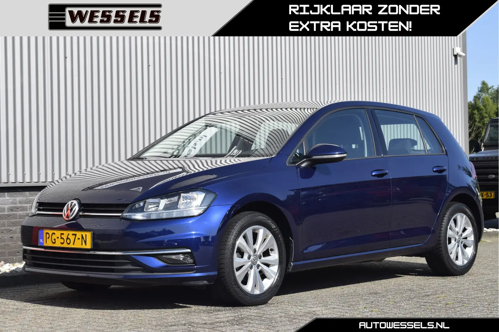 Volkswagen Golf 1.0 TSI Comfortline Adaptive cruise, Trekhaak, Car Blauw - 1