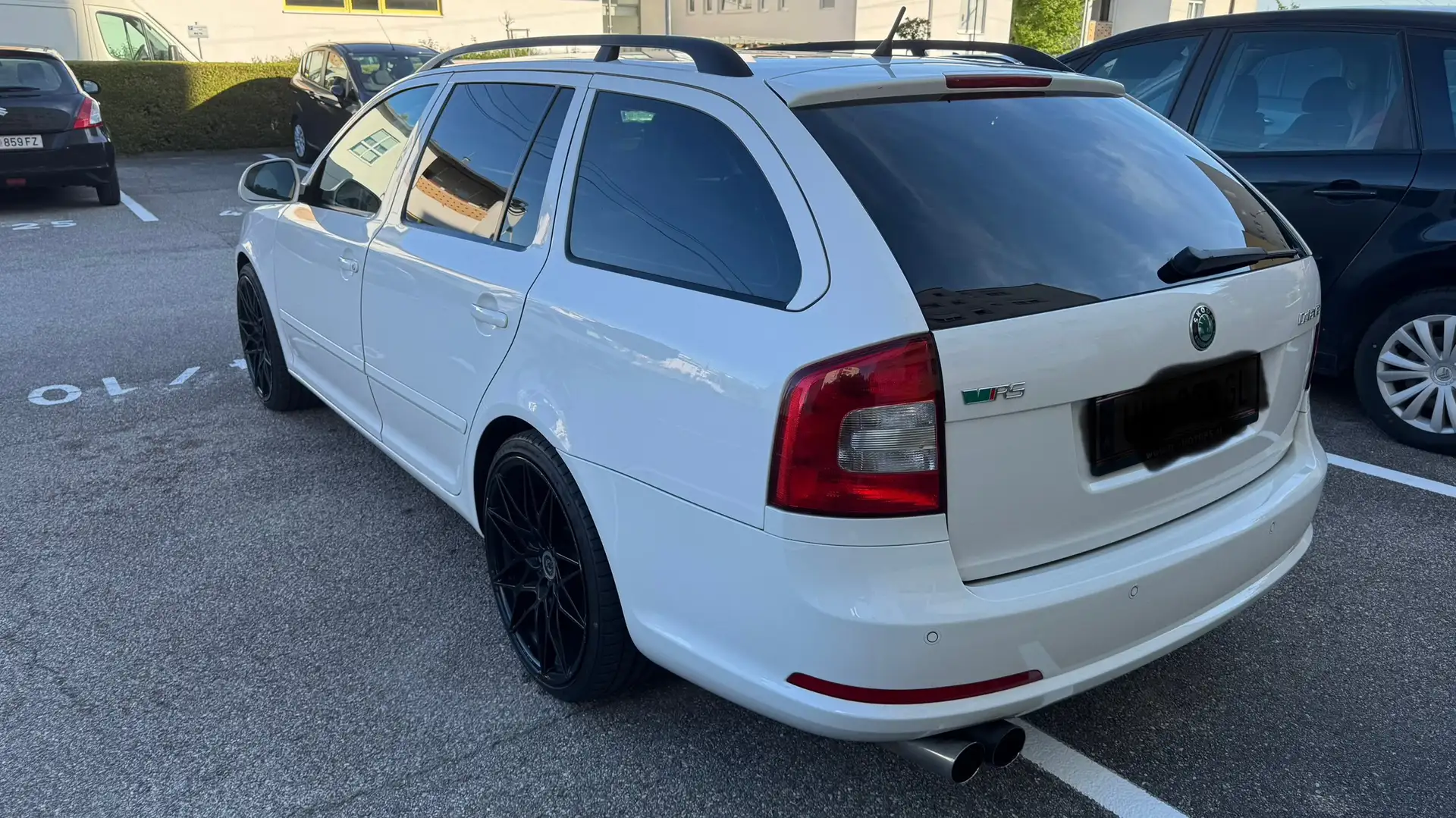 Skoda Octavia Combi RS TSI Weiß - 2