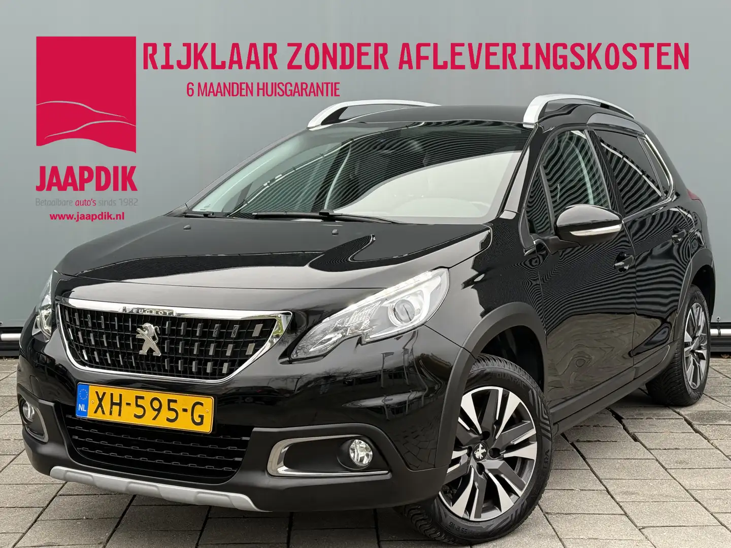 Peugeot 2008 BWJ 2019 | 1.2T 111pk Allure | TREKHAAK | CLIMA | Zwart - 1