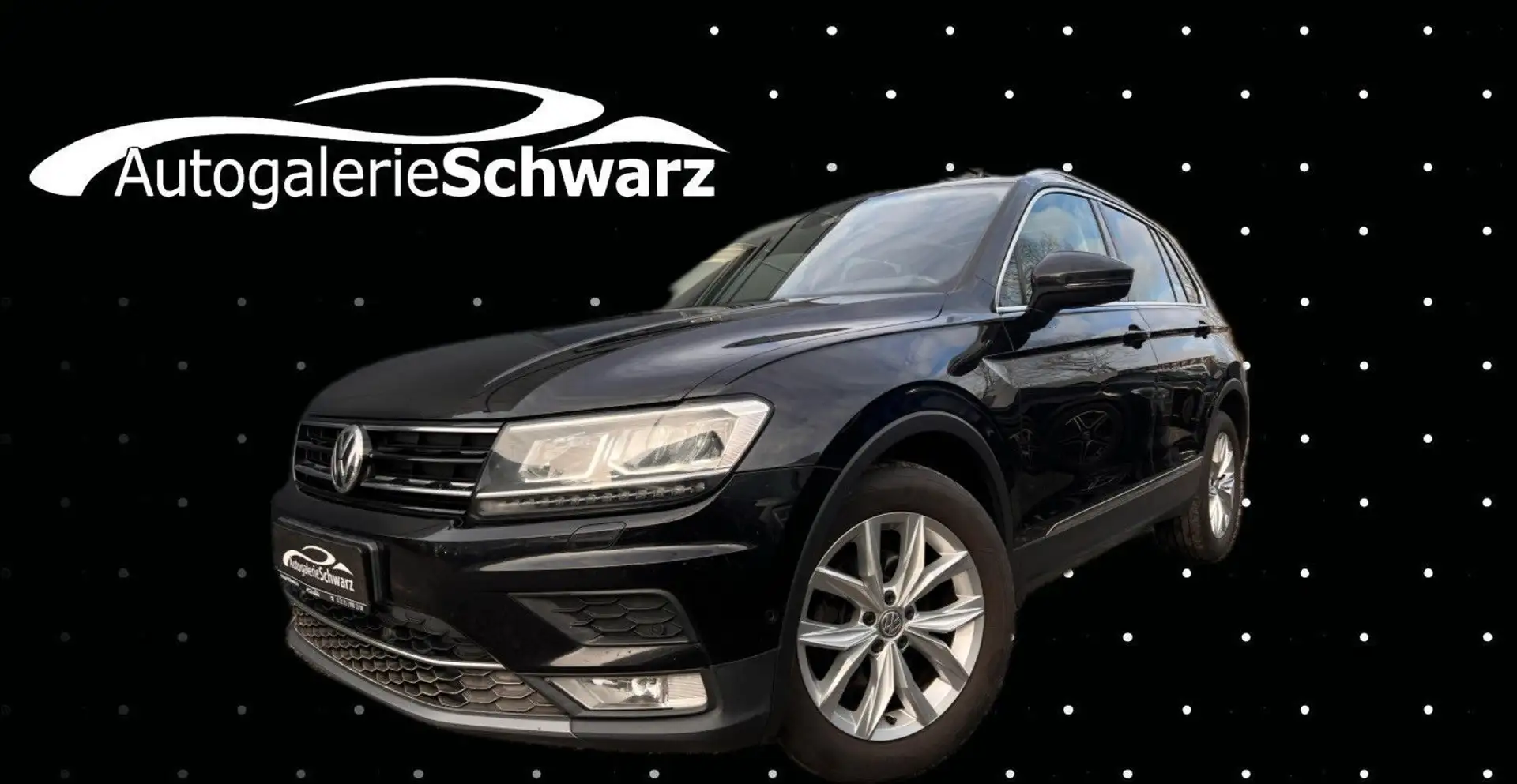 Volkswagen Tiguan TDI Highline LED NAV VIRT-C ACC KAM PANO Zwart - 1