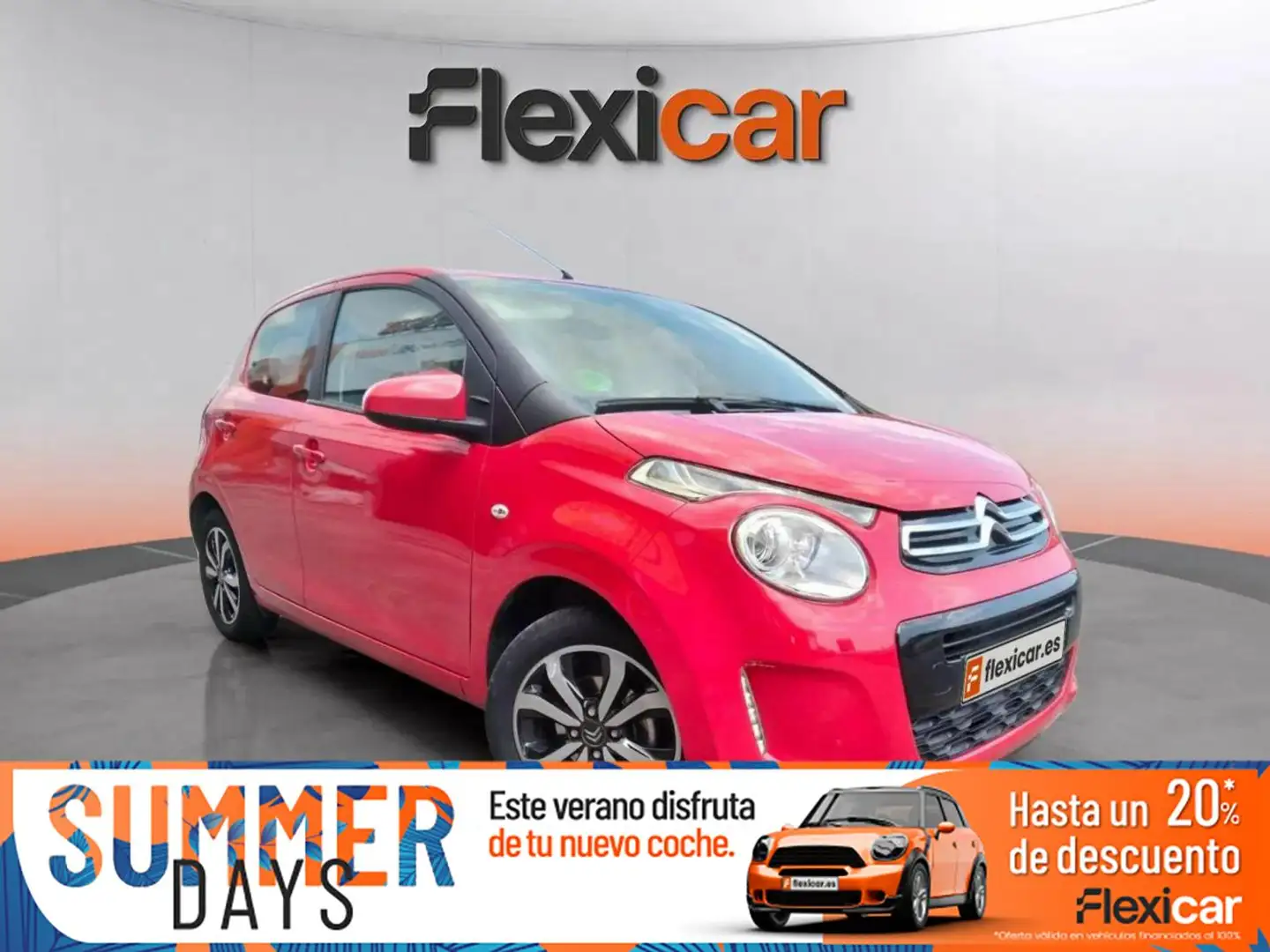 Citroen C1 1.0 VTi Airscape Shine 72 Rojo - 1