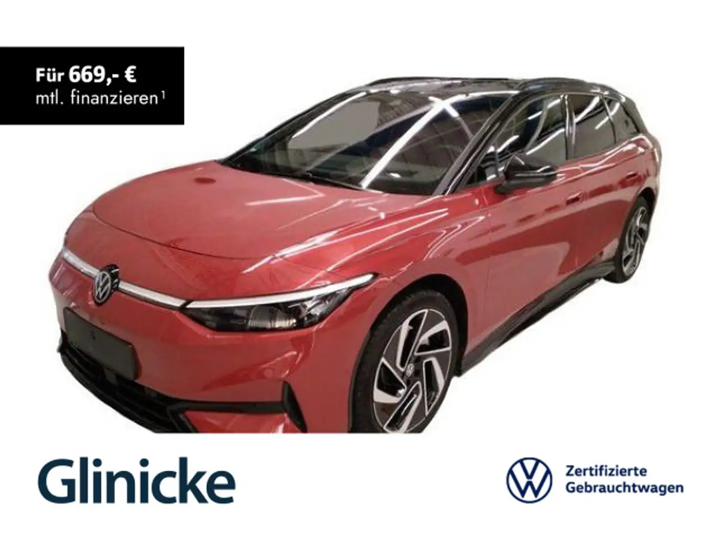 Volkswagen ID.7 Tourer Pro 210kW Black-Style Wärmepumpe AHK Rot - 1