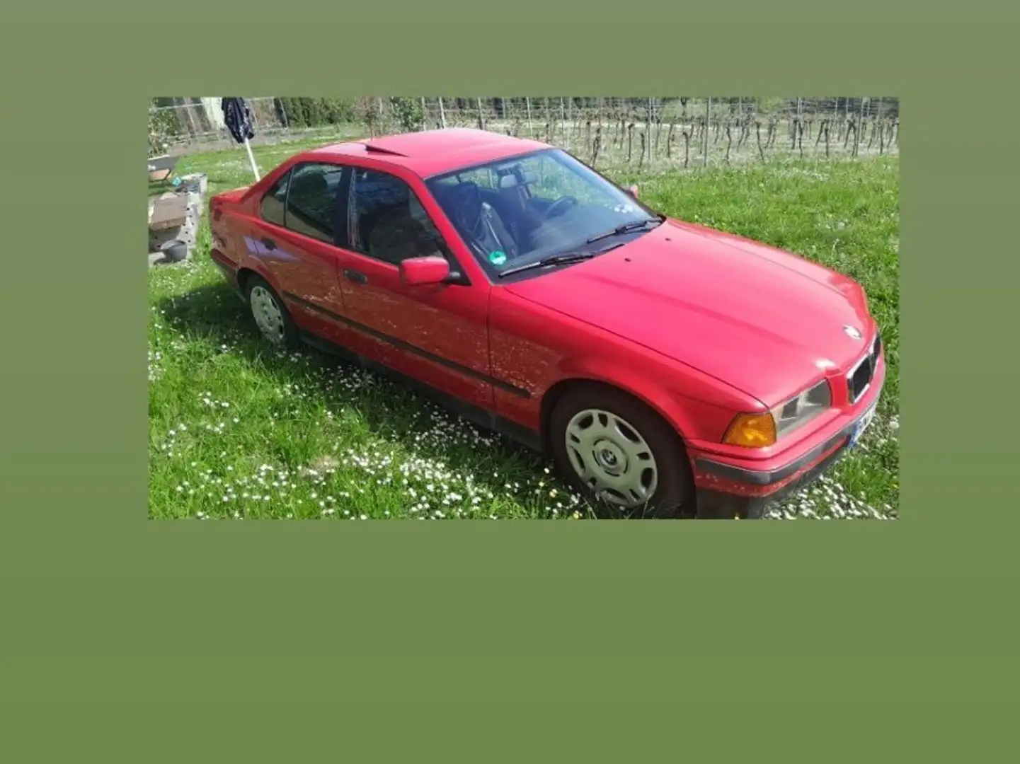 BMW 318 318i LPG Piros - 2