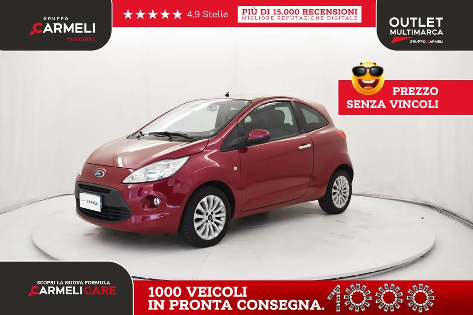 Ford Ka/Ka+ 1.2 Titanium 69cv E6 Rosso - 1