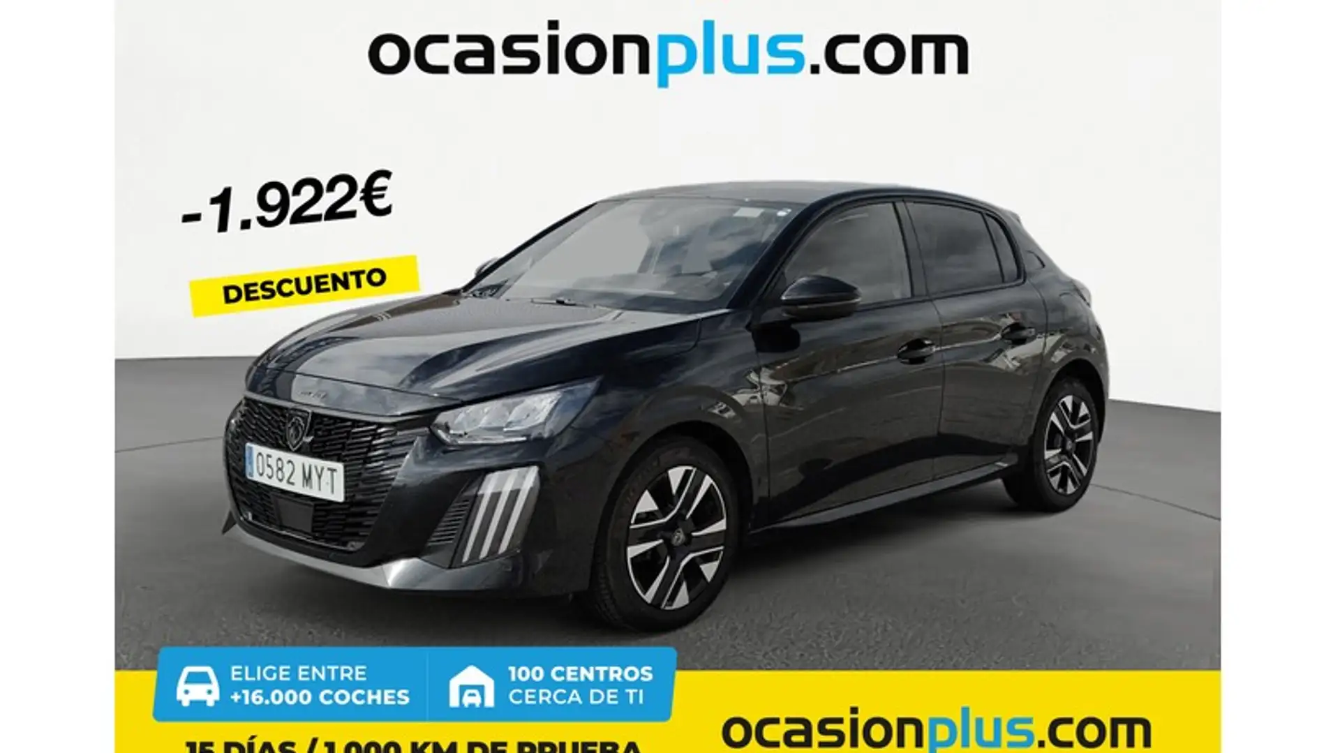 Peugeot 208 1.2 Puretech S&S Allure 100 Noir - 1