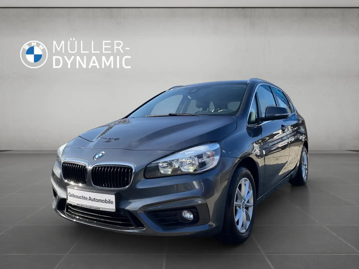 BMW 220 i ACTIVE TOURER ADVANTAGE PDC KLIMAAUTO SHZ TEMPOM Grijs - 1