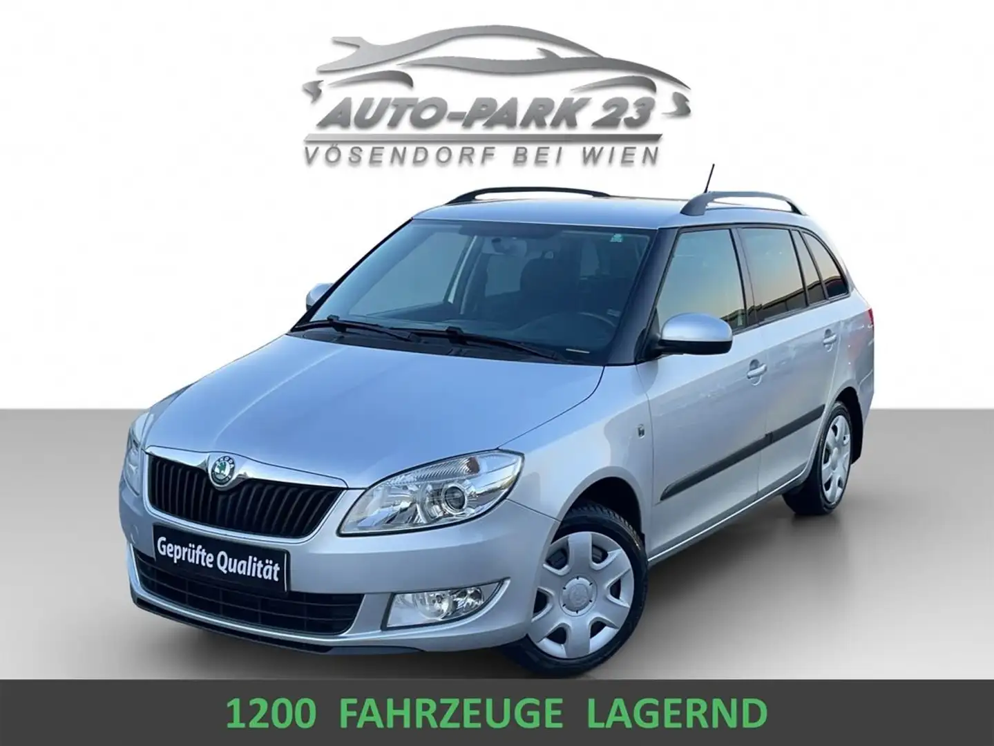 Skoda Fabia Fabia Combi 1,2 TSI**NEUES-PICKERL 1/2027*MOD2012 Silber - 1
