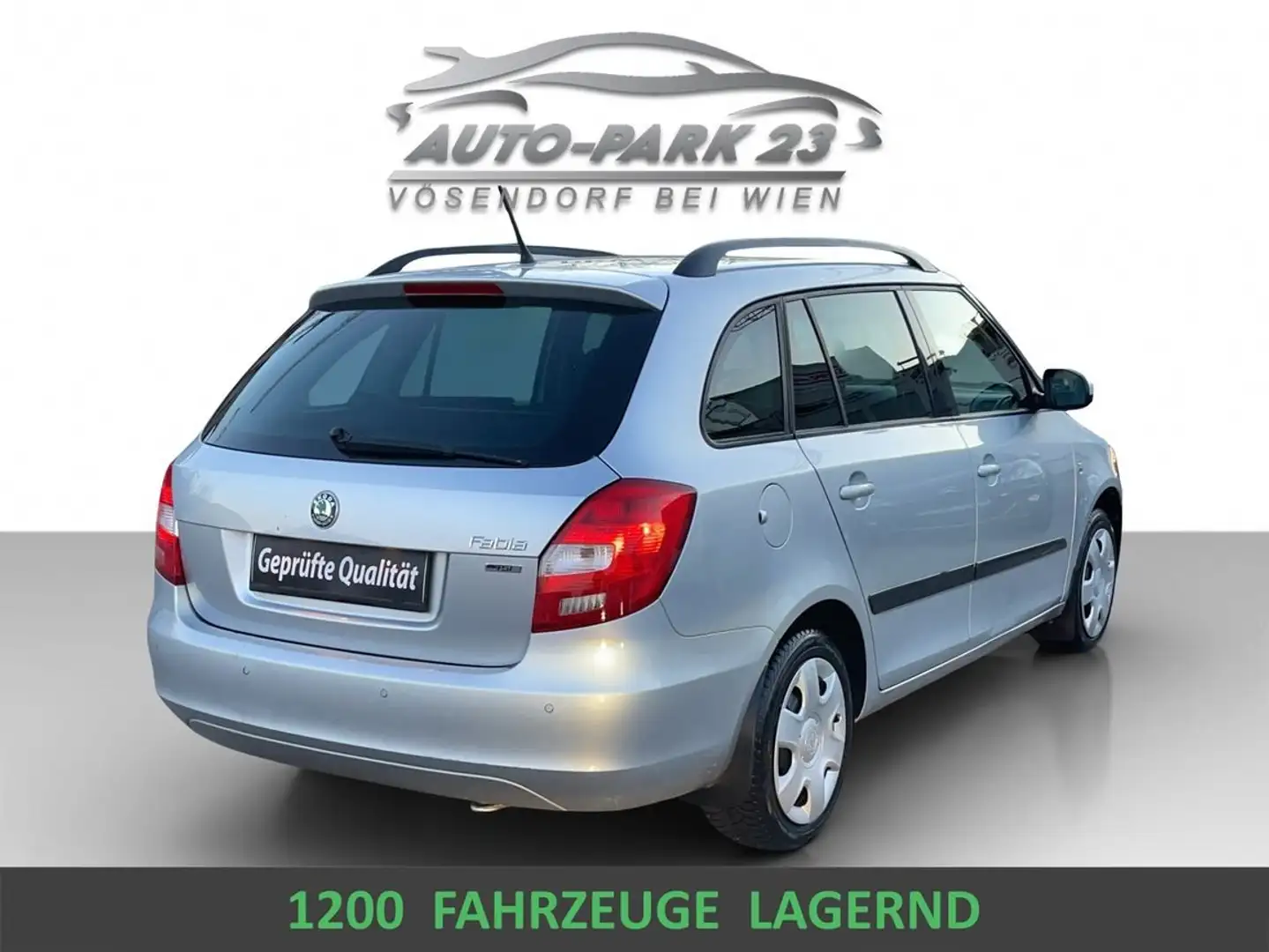 Skoda Fabia Fabia Combi 1,2 TSI**NEUES-PICKERL 1/2027*MOD2012 Silber - 2
