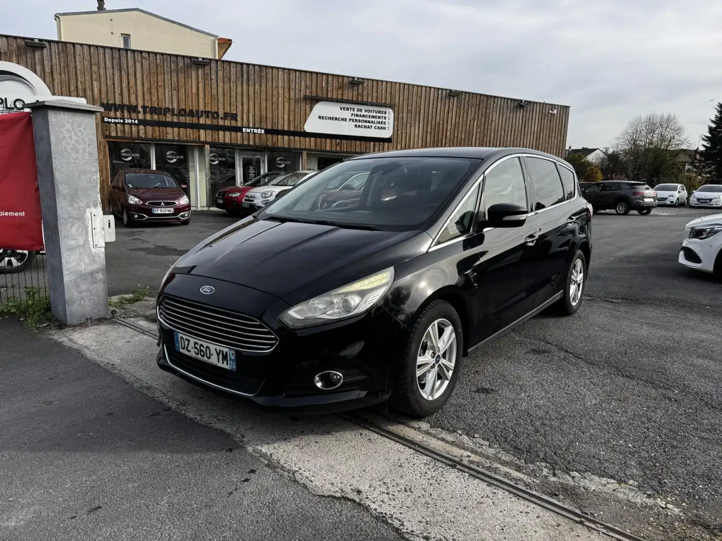 Ford S-Max 2.0 TDCi - 150 S\u0026S 7pl Titanium Gps + Camera AR + Clim Zwart - 1