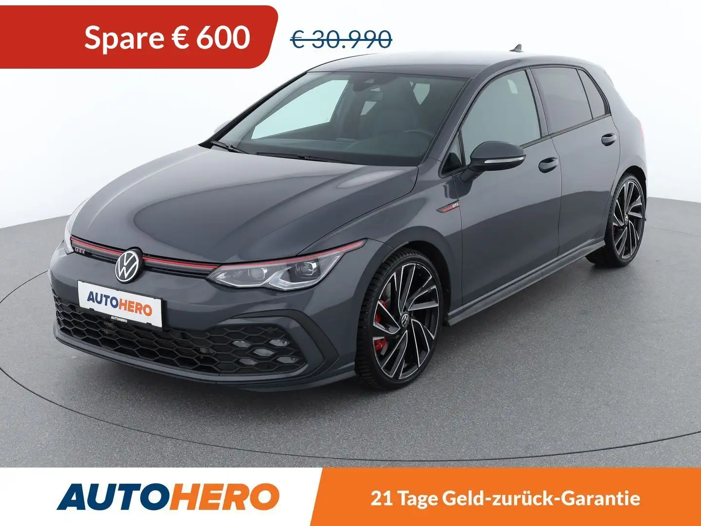 Volkswagen Golf 2.0 TSI GTI Aut. *LED*ACC*SPUR*TOT*H/K*CAM* Grau - 1