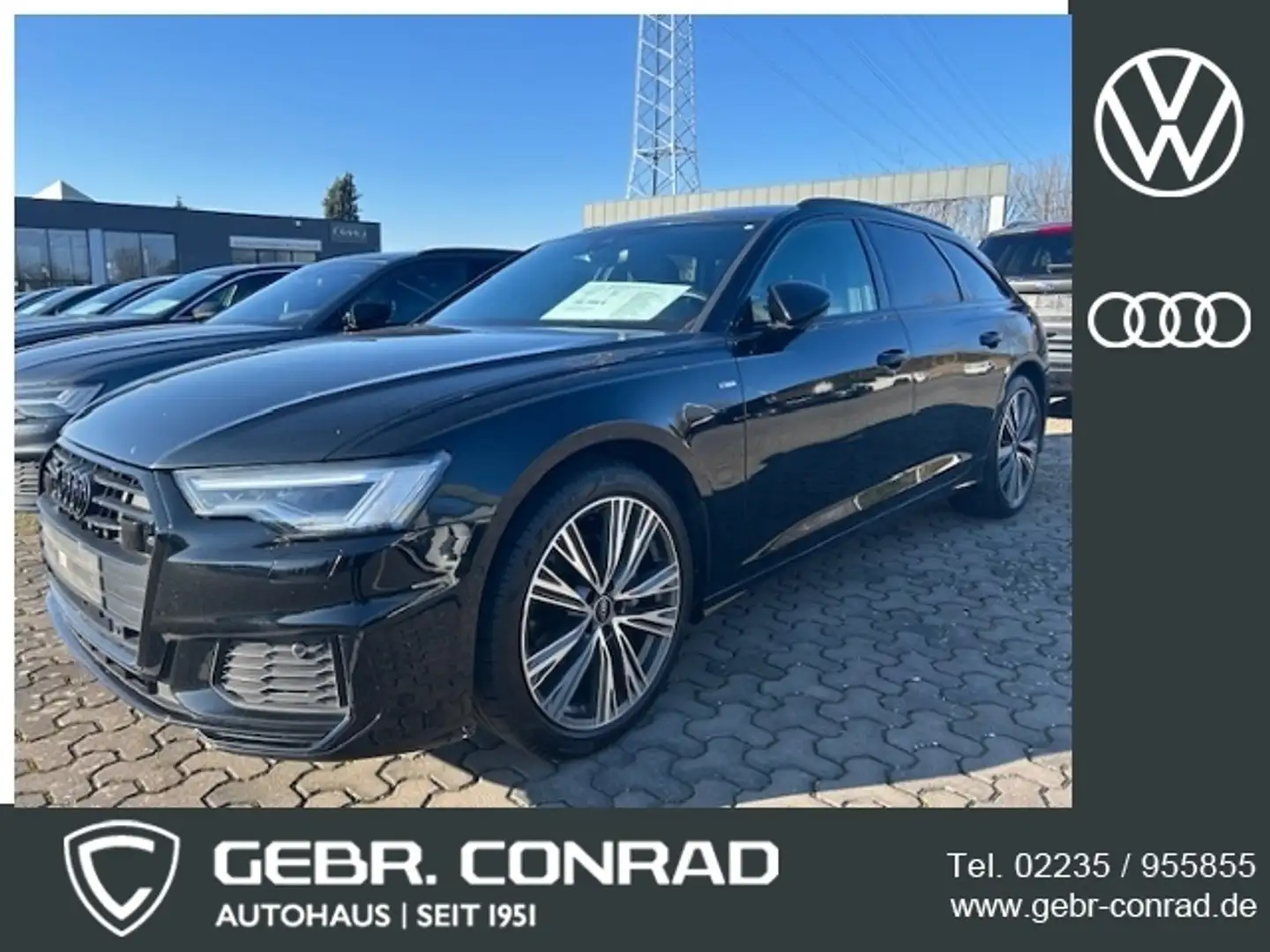 Audi A6 Avant 40 TDI quattro, NP: 80.000 € Schwarz - 1