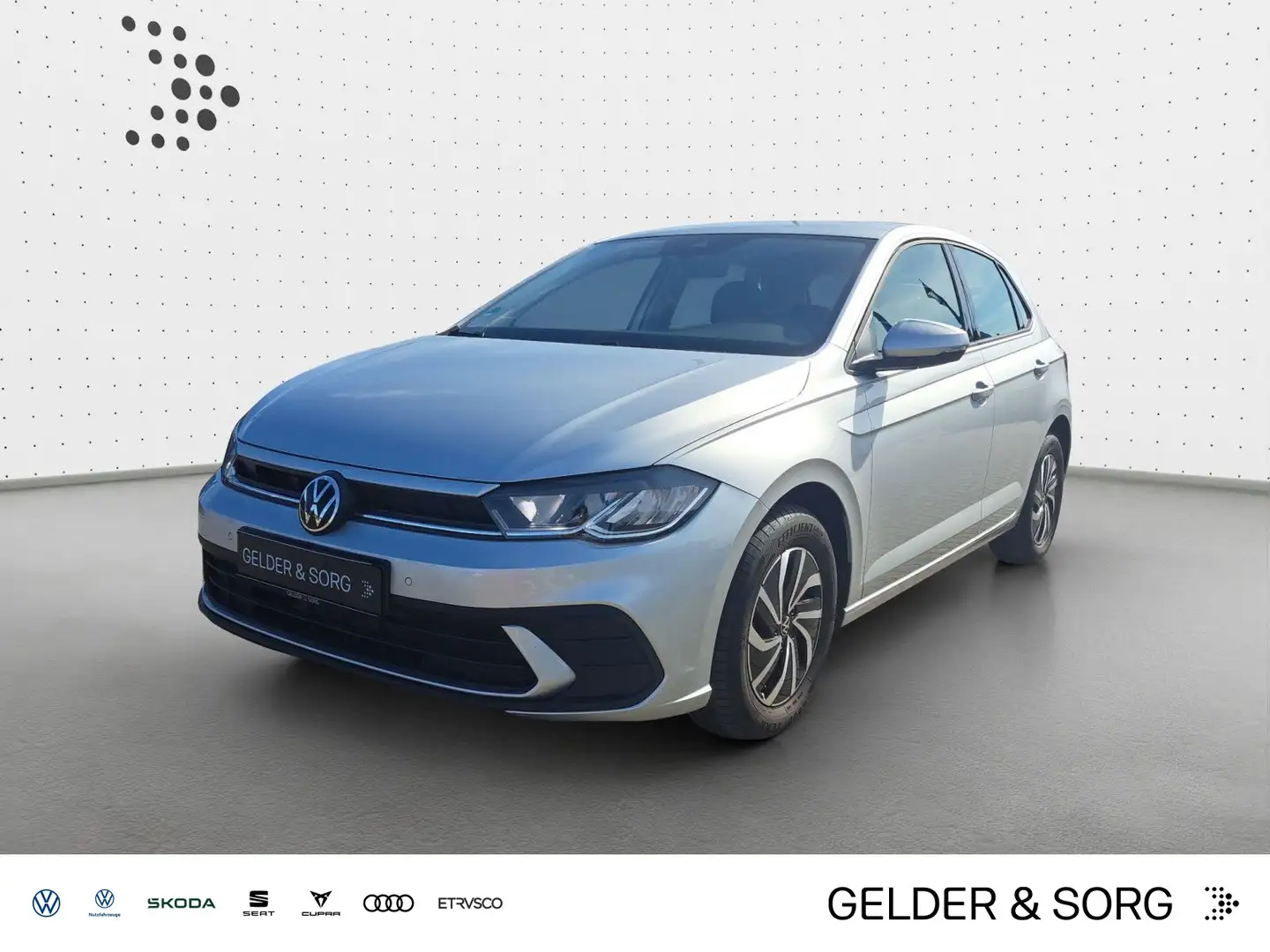 Volkswagen Polo Life 1.0 TSI DSG LED*SHZ*KLIMA*DigCockpit Argent - 1