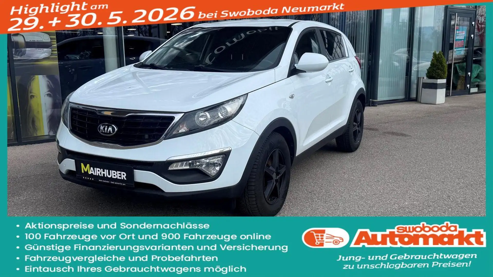 Kia Sportage Titan 1,7 CRDi 2WD Weiß - 1