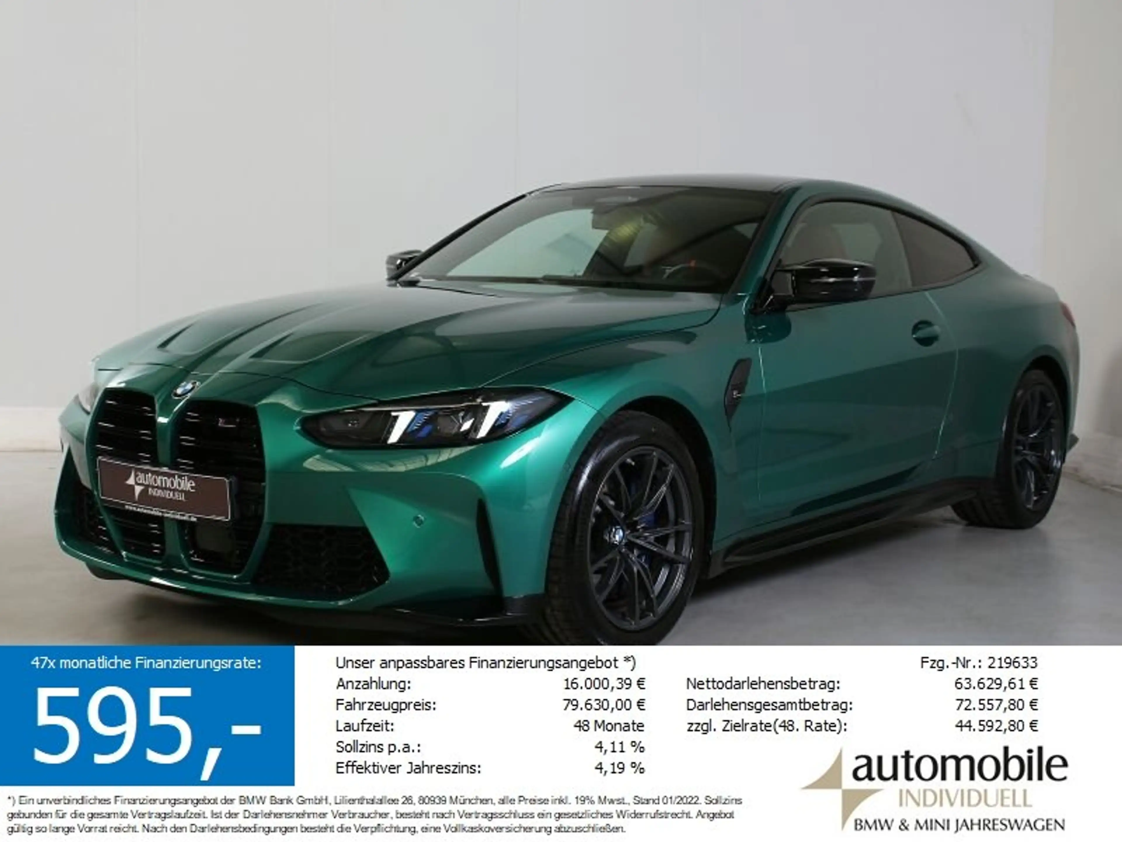 BMW M4 Competition Coupé ACC Park+ HuD H&K LED