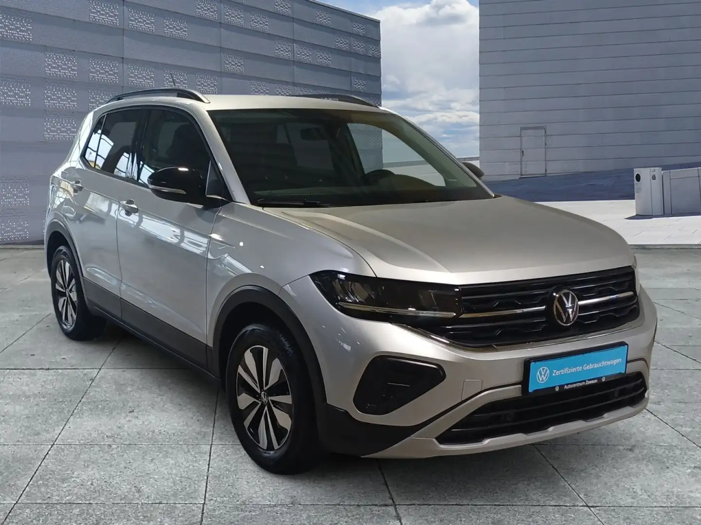 Volkswagen T-Cross 1.0 TSI GOAL OPF DSG+USB+DAB+BAA+SHZ+EPH Klima Silber - 2
