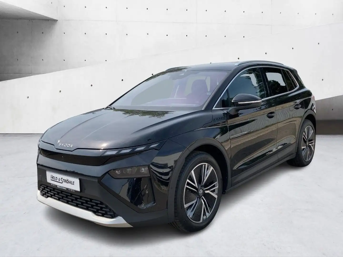 Skoda Elroq 85 20"  AHK HuD MAXX MEMORY NAVI SHZ WÄPU Noir - 1