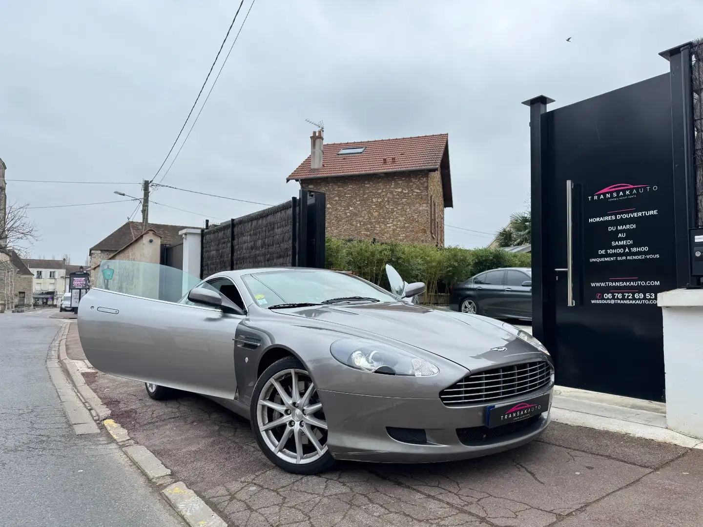 Aston Martin DB9 Coupé Touchtronic A Gris - 2