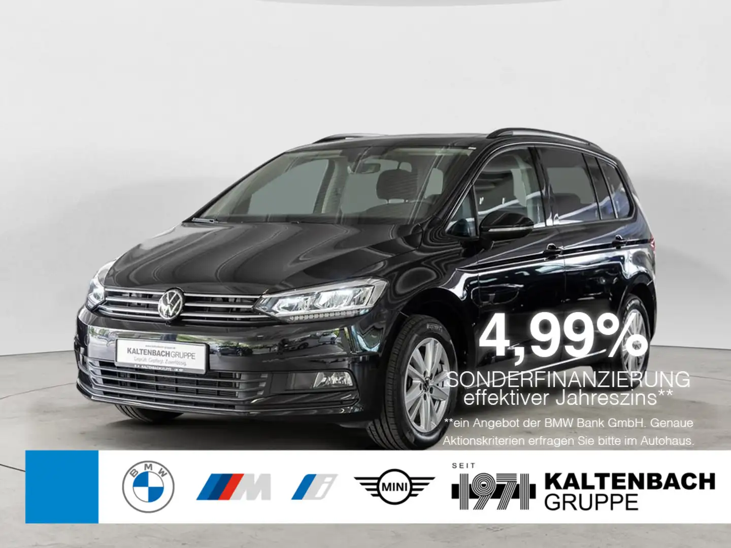 Volkswagen Touran 1.5 TSI Comfortline PANO AHK STANDHZ Schwarz - 1