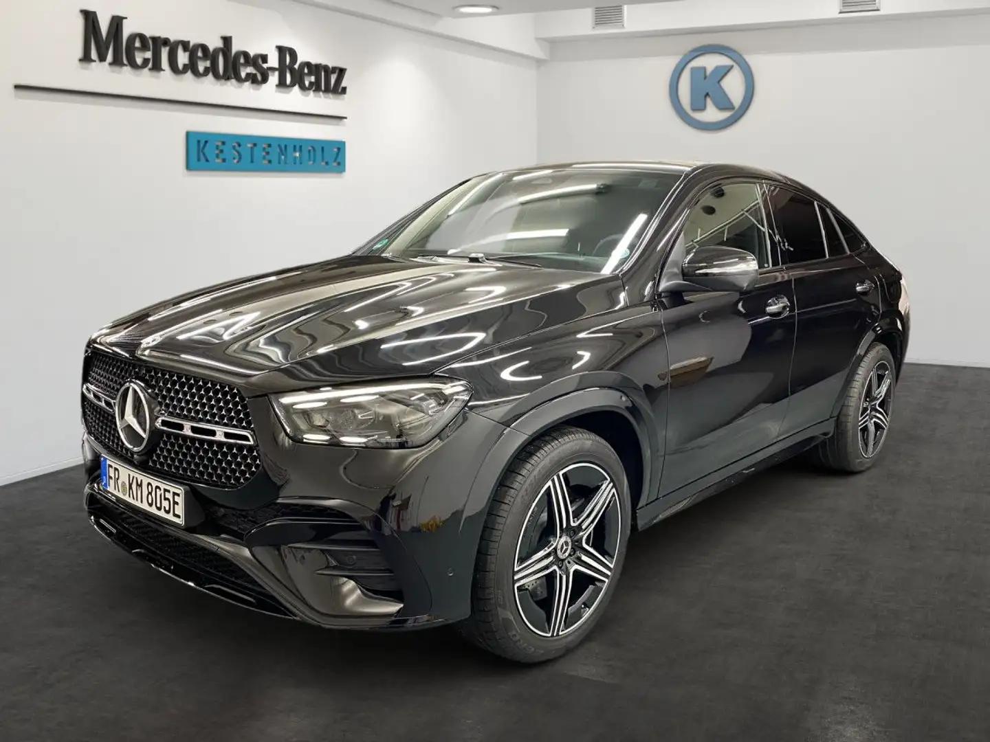 Mercedes-Benz GLE 350 de 4Matic AMG+NIGHT+HUD+PANO+AHK Schwarz - 2