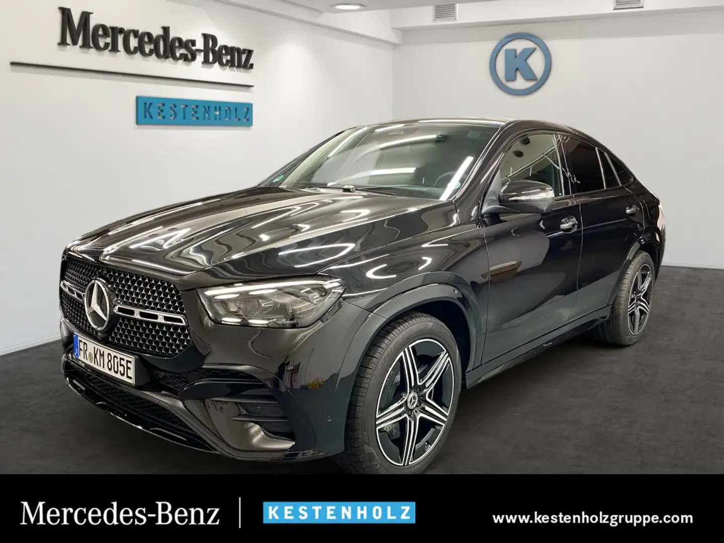 Mercedes-Benz GLE 350 de 4Matic AMG+NIGHT+HUD+PANO+AHK Schwarz - 1
