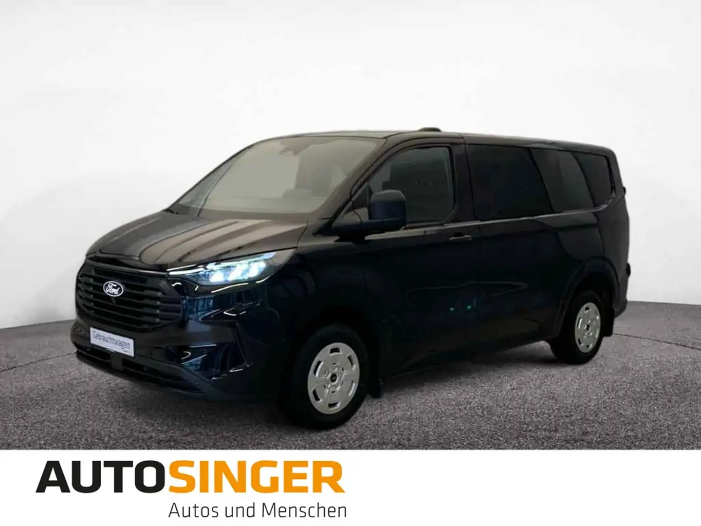 Ford Transit Custom Kasten DoKa Trend 300 L1 *LED*GRA Zwart - 1