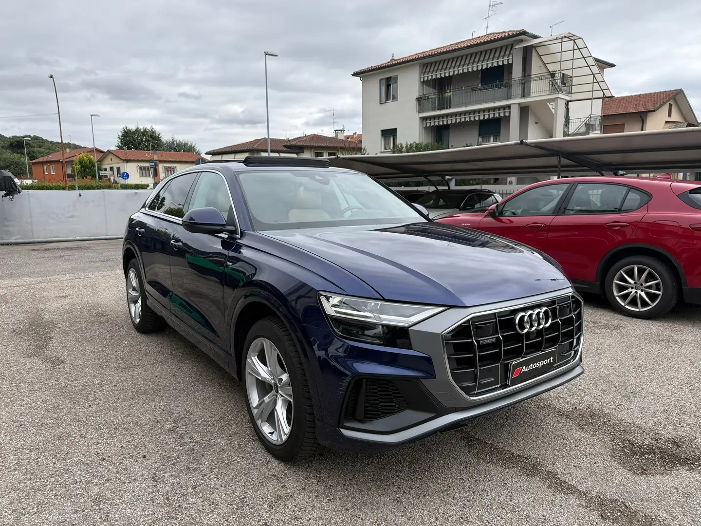 Audi Q8 Q8 3.0 55e tfsi e S line quattro hybrid plug in Blu/Azzurro - 1