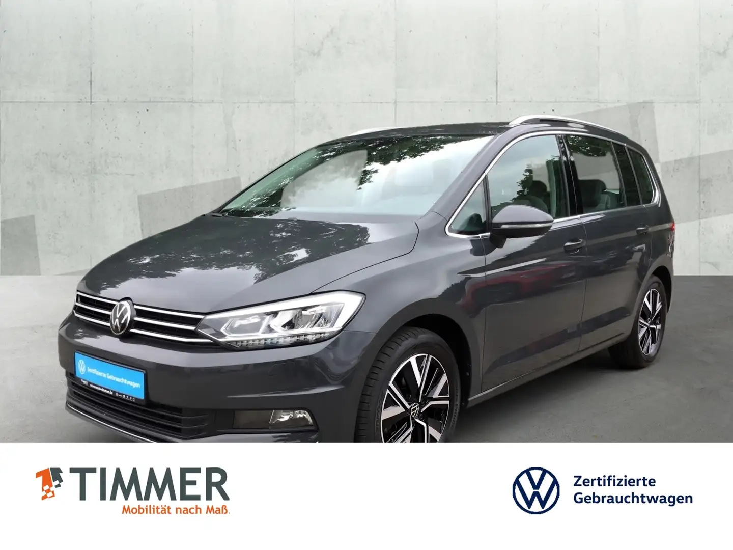 Volkswagen Touran 1.5 TSI DSG HIGHLINE *AHK *LED *ACC *NAVI *SHZ * Grigio - 1