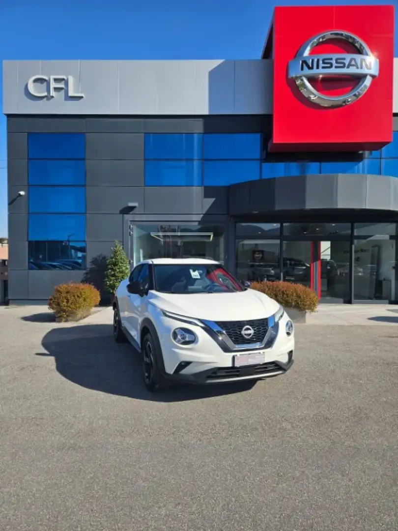 Nissan Juke 1.0 DIG-T 114 CV DCT N-Connecta Bianco - 1