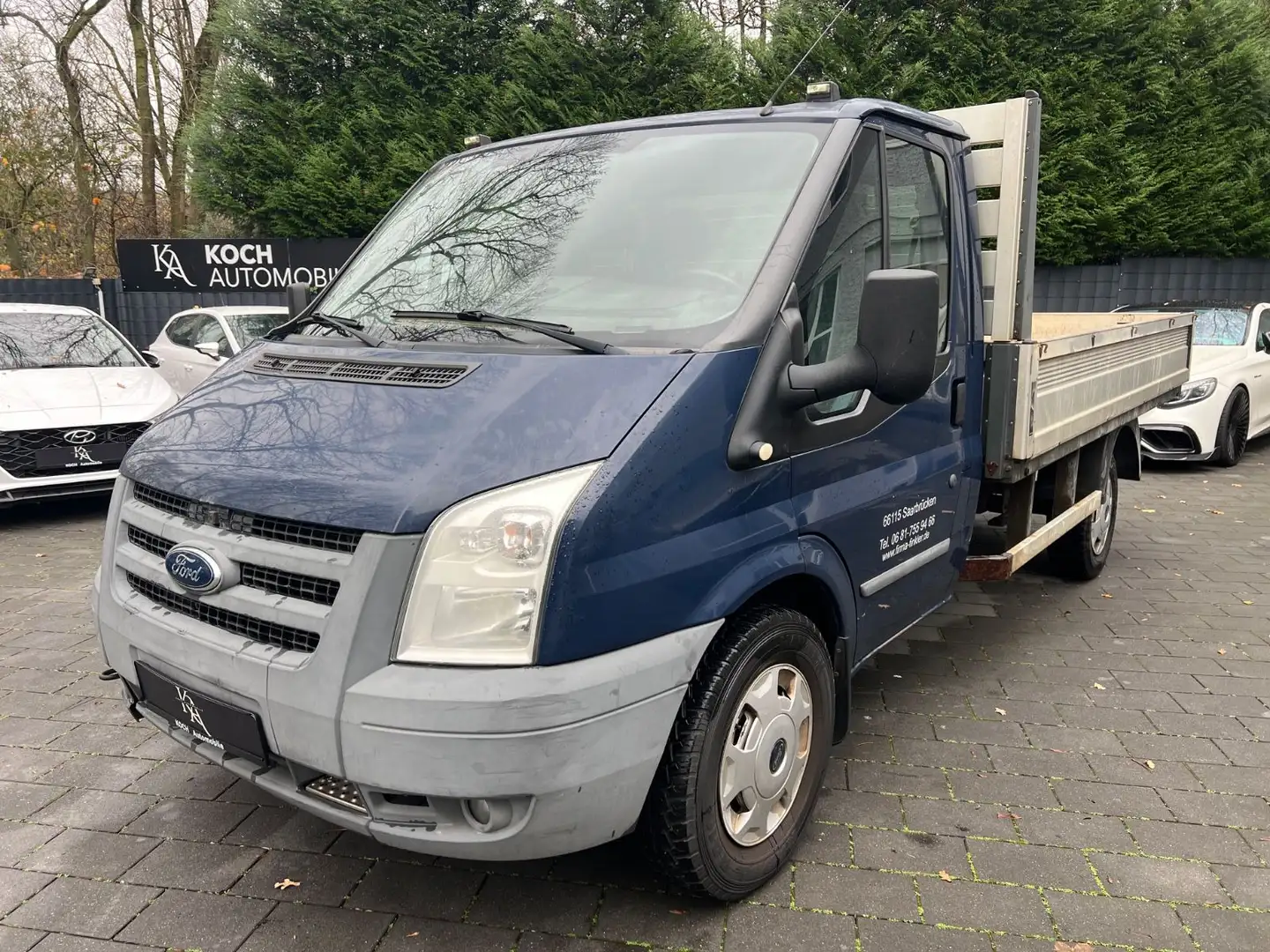 Ford Transit Pritsche FT 350 M Einzelkabine AHK Blau - 1