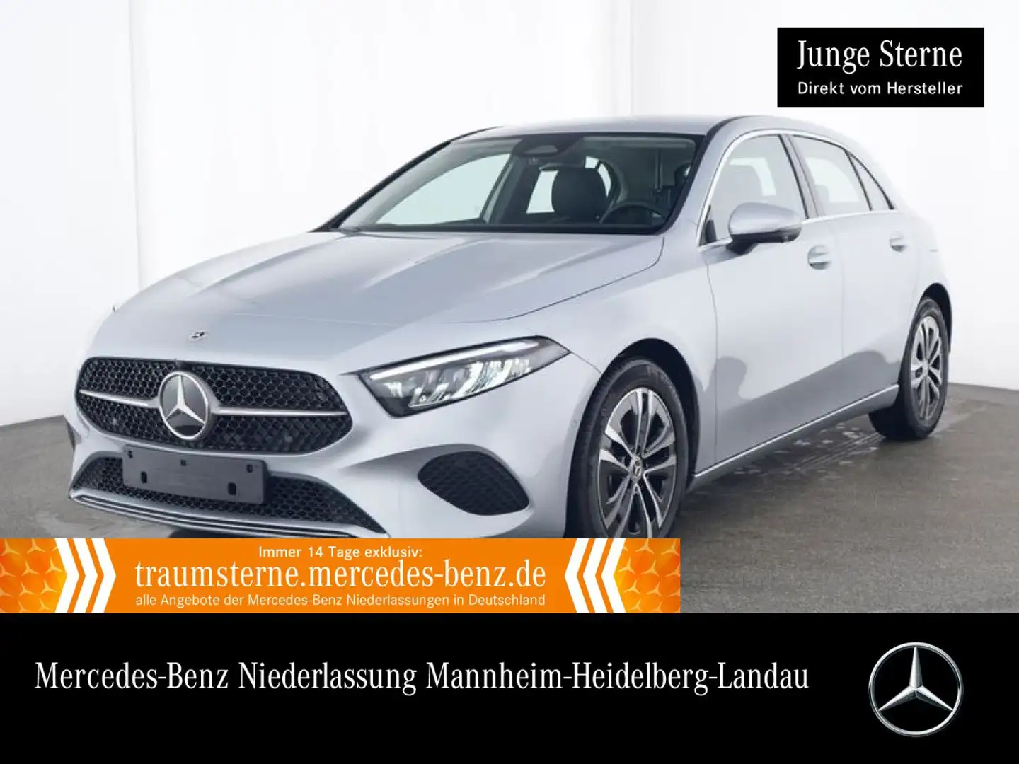 Mercedes-Benz A 200 PROGRESSIVE+360°+AHK+LED+TOTW+7G Plateado - 1