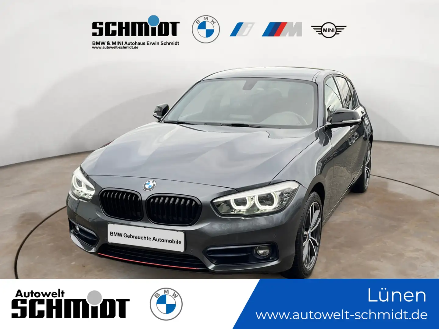BMW 120 i Aut. Edition Sport Line Shadow + GARANTIE Grigio - 1