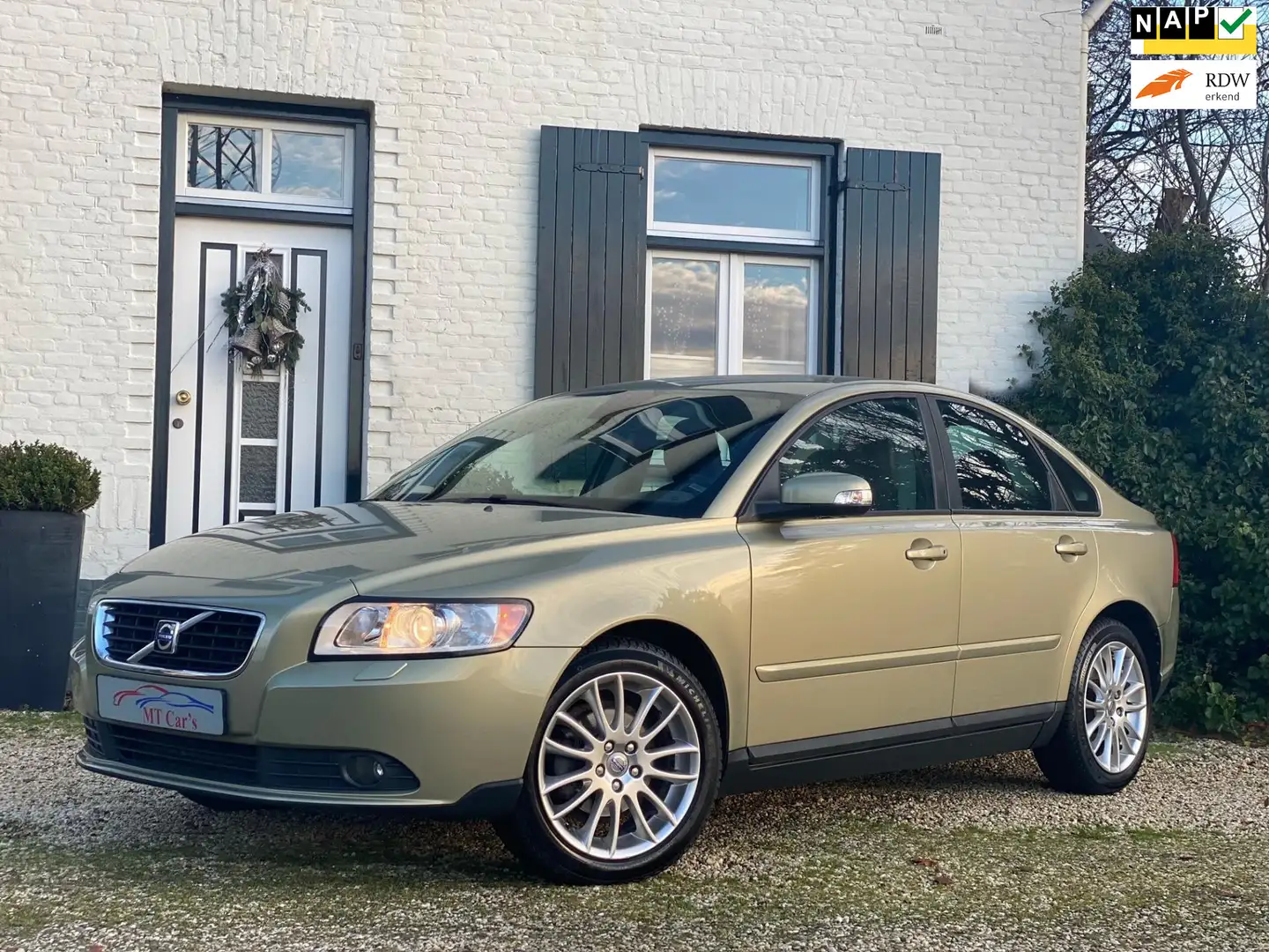 Volvo S40 1.6D Edition II|Leder|Bluetooth|Clima|Cruise|NAP|N Зелений - 1