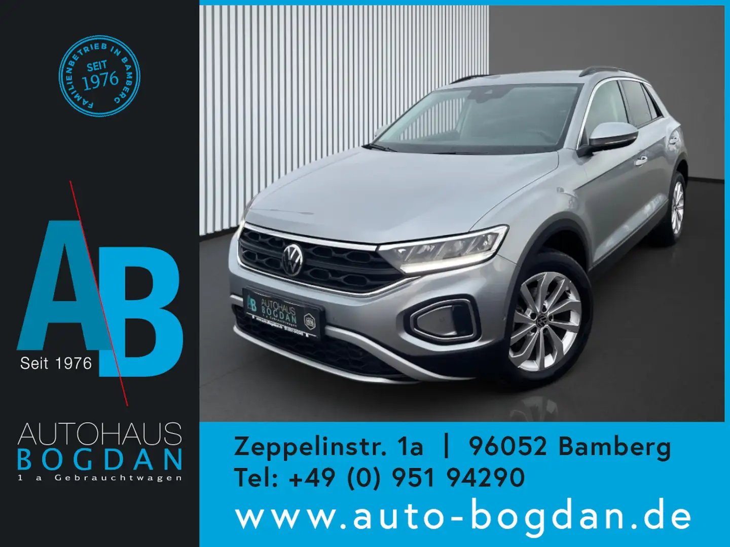 Volkswagen T-Roc Life Automatik virt.Cockpit*adapt.Tempom*LED Silber - 1