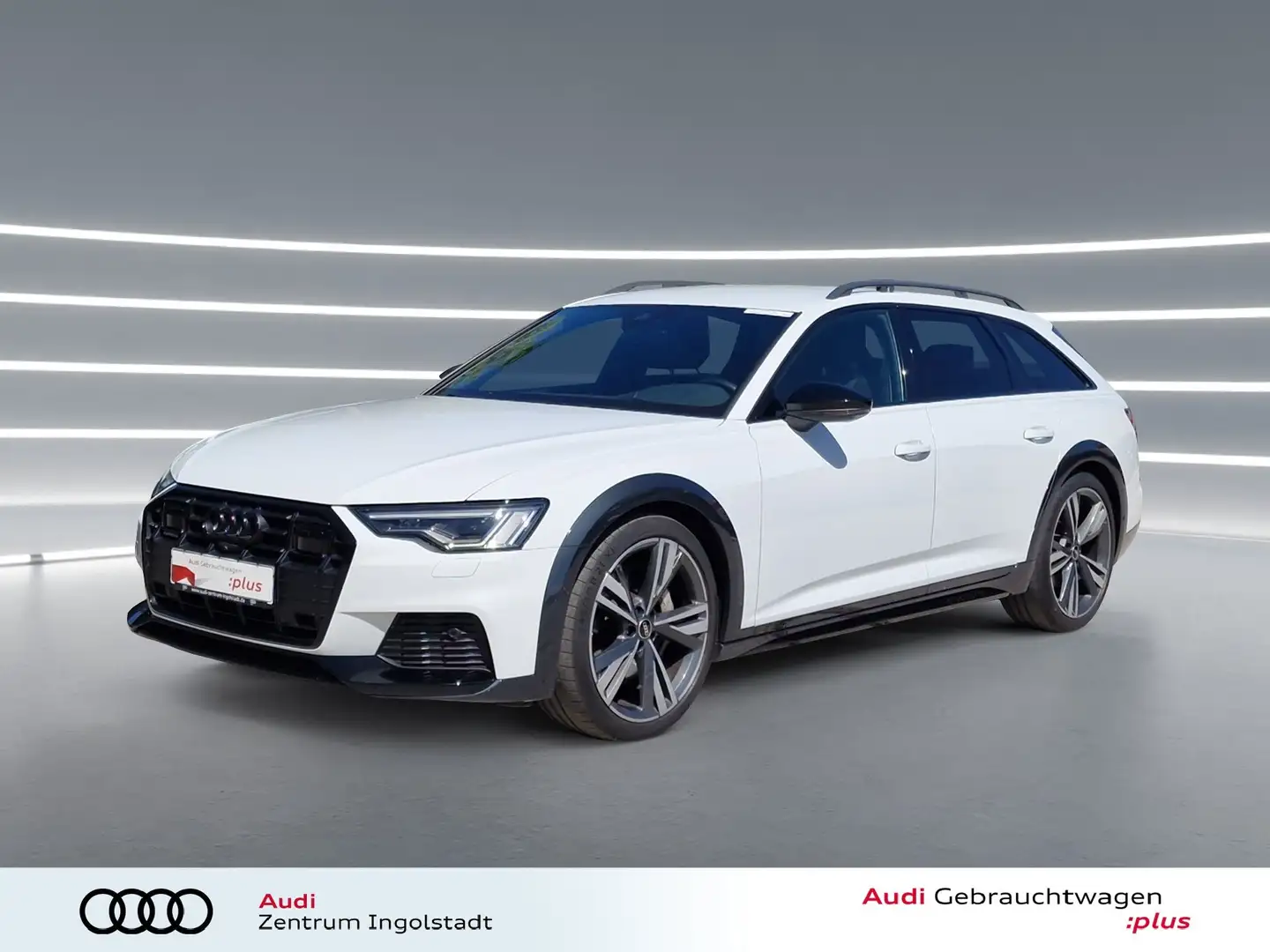 Audi A6 allroad 55 TDI qu MATRIX STHZG Allradlenk 21" Weiß - 2