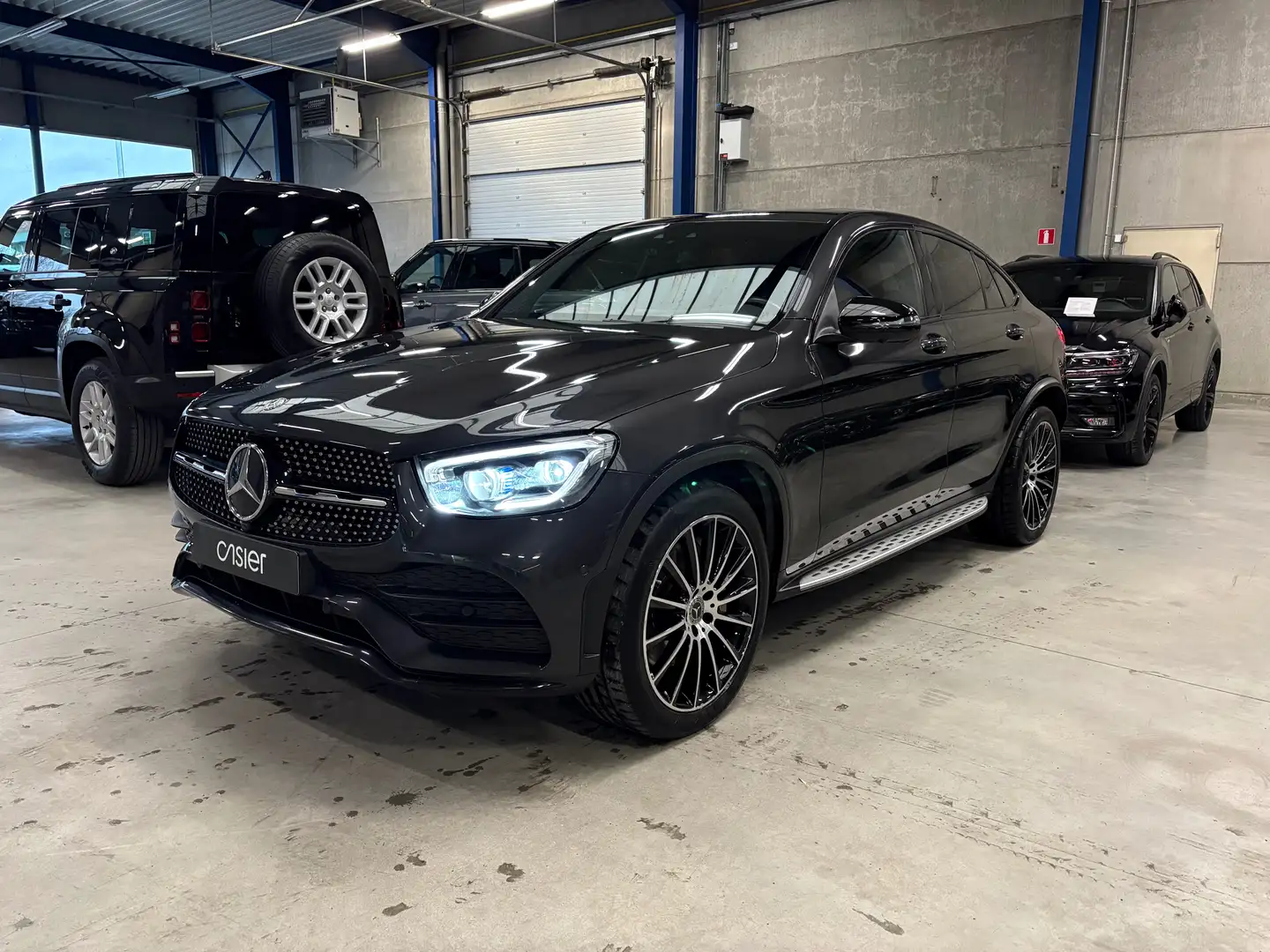 Mercedes-Benz GLC 220 d Coupé 4Matic AMG Line l Pano l Tow l Burmeste Szary - 1
