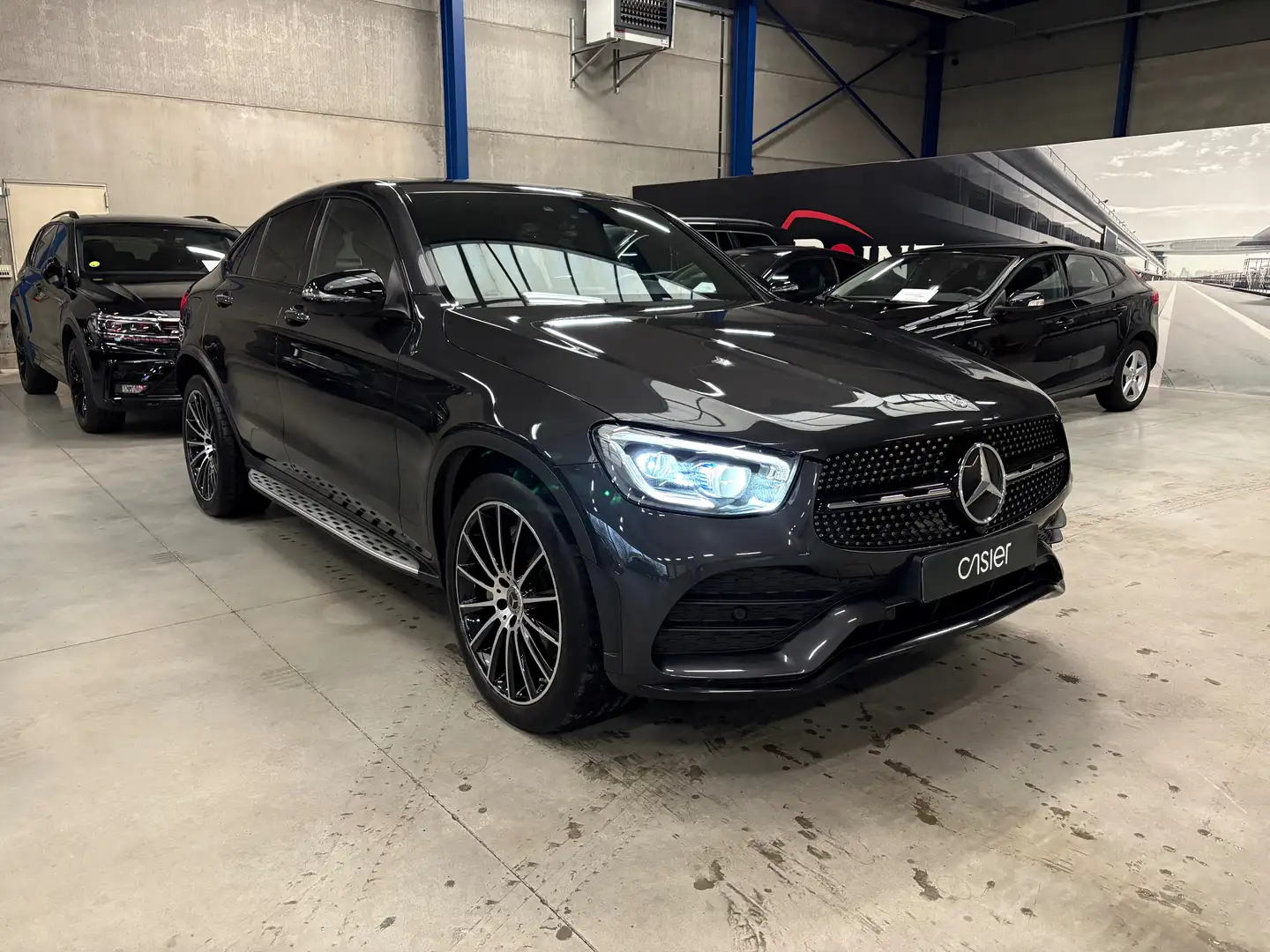 Mercedes-Benz GLC 220 d Coupé 4Matic AMG Line l Pano l Tow l Burmeste Szary - 2