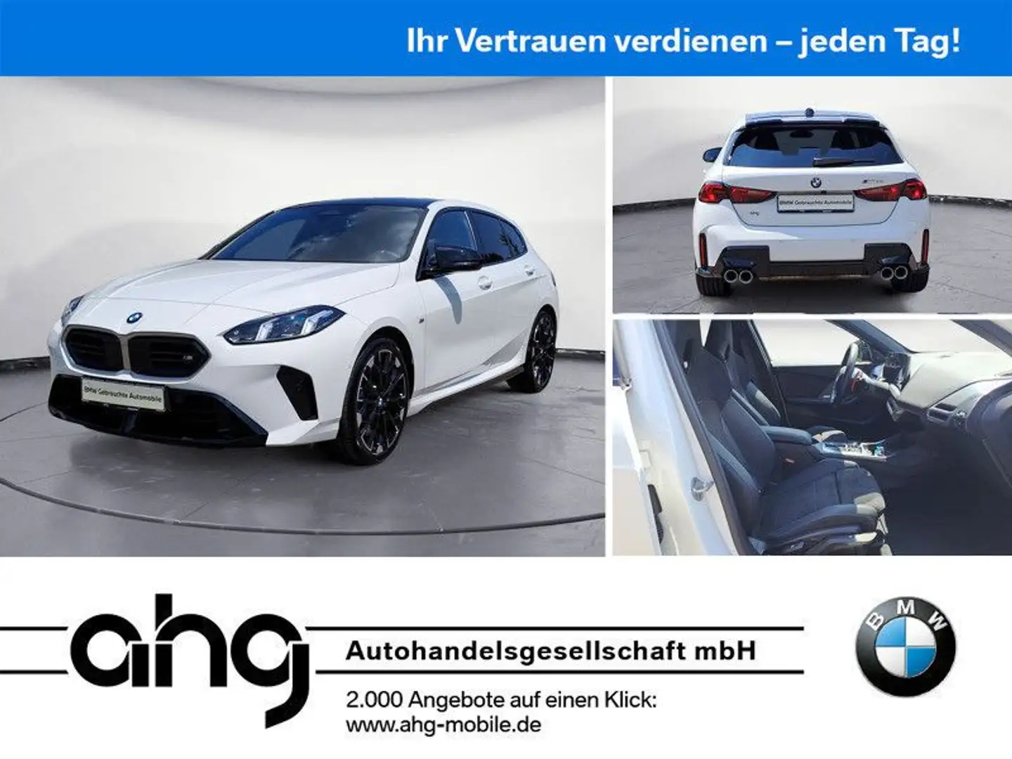 BMW 135 xDrive Navi Hifi LM 19' Harman Kardon Weiß - 1