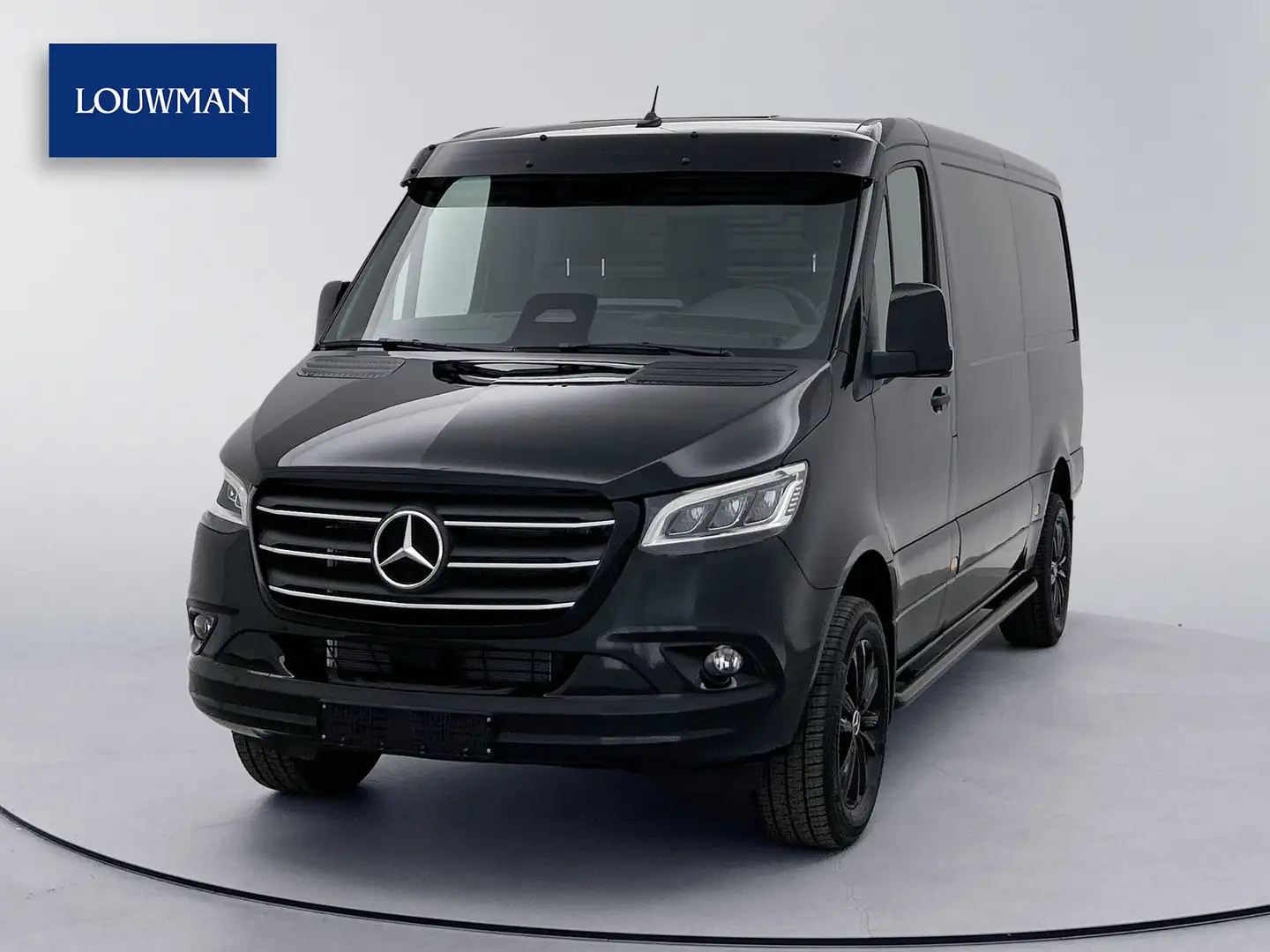 Mercedes-Benz Sprinter 319CDI 190PK L2H1 30 YEAR EDITION BPM VRIJ | Leder Schwarz - 1