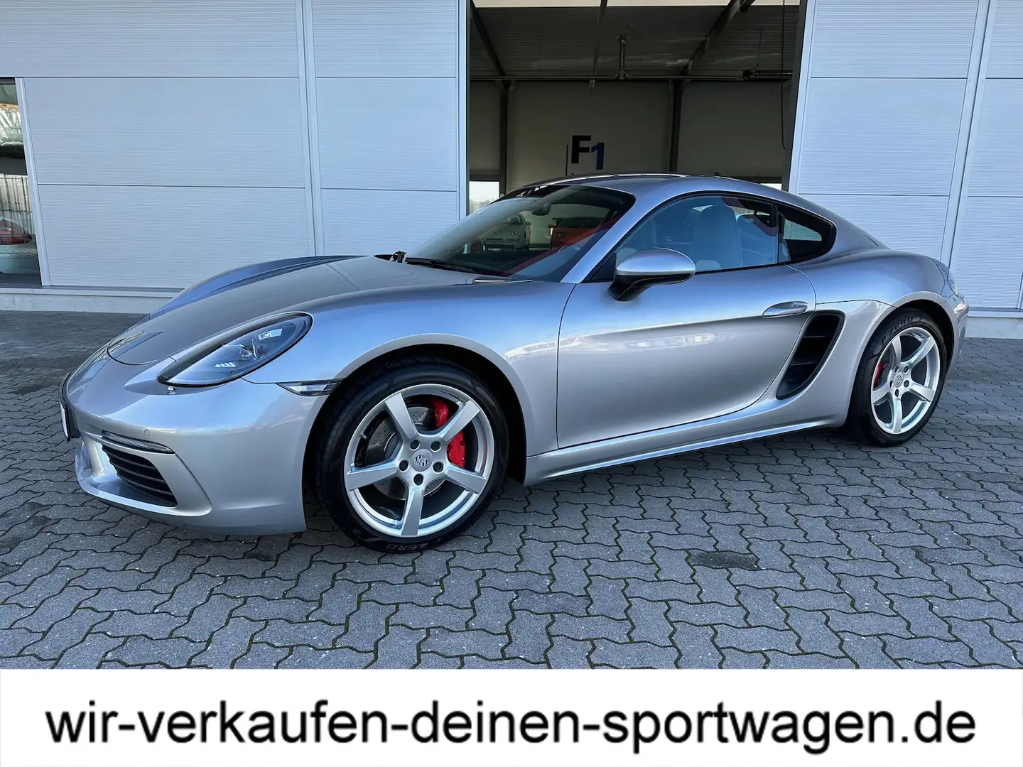 Porsche Cayman S 1. Hd. PDLS Leder Bose uvm top Zustand Zilver - 2