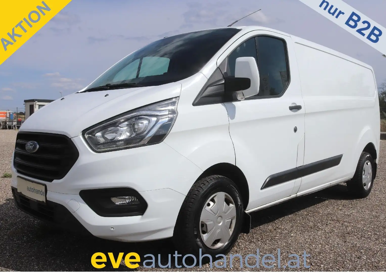 Ford Transit Custom L2H1 Kasten/€ 15.700,-netto/NAVI KAMERA SHZ Weiß - 1