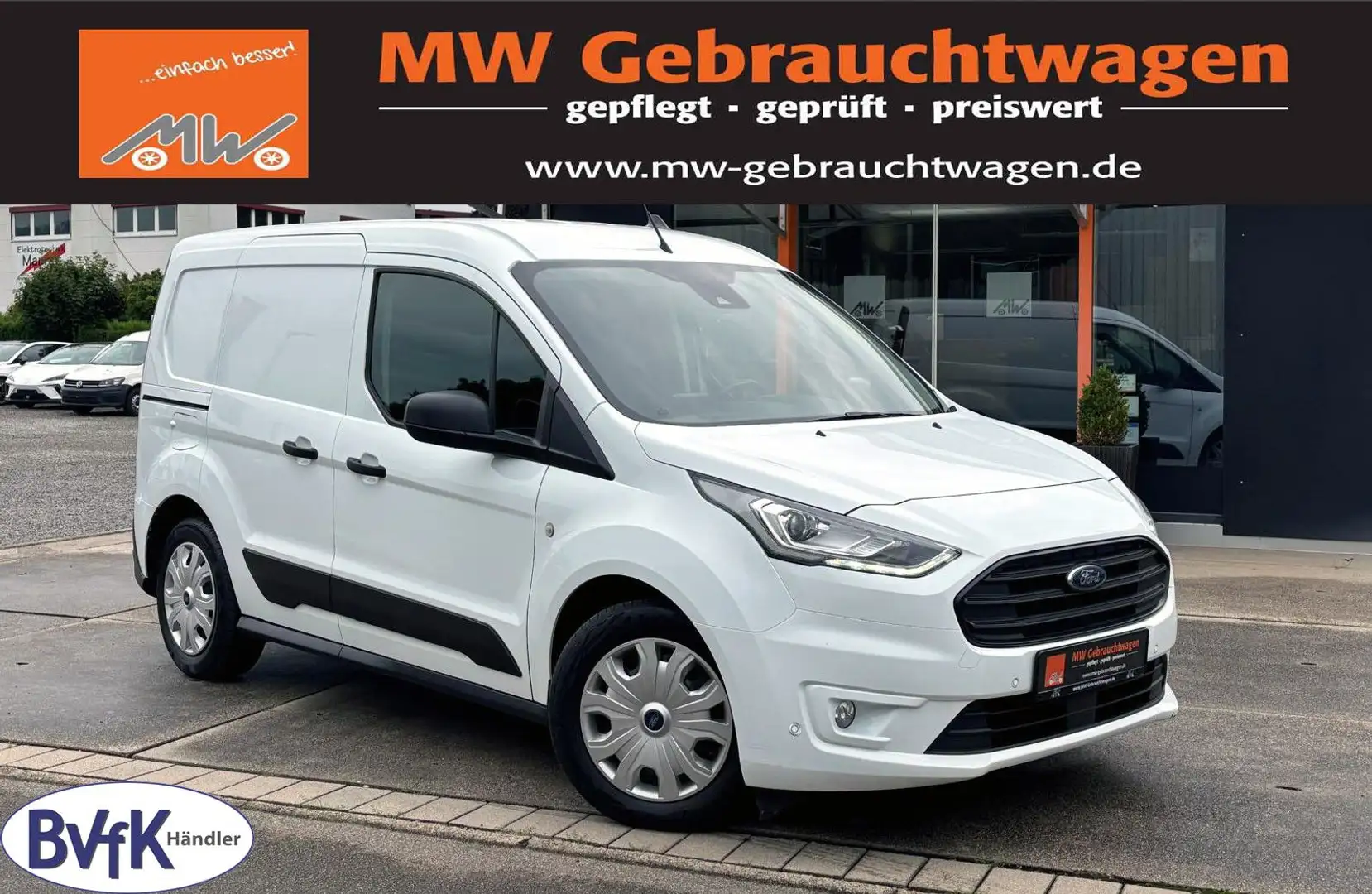 Ford Transit Connect Kasten Trend Autom. SHZ KAM PDC Weiß - 1
