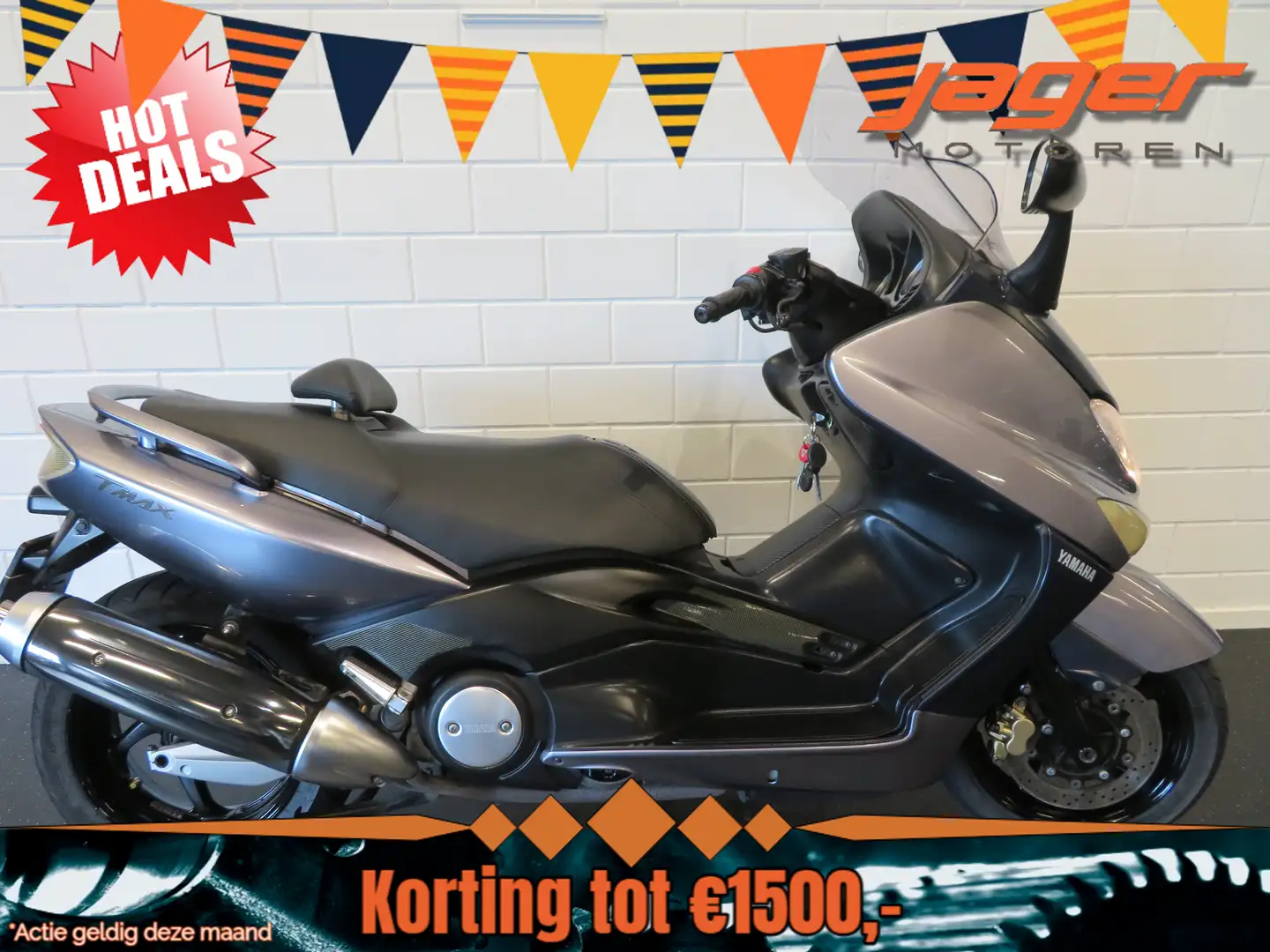 Yamaha TMAX 500 XP 500 FRAAIE STAAT! Blauw - 1