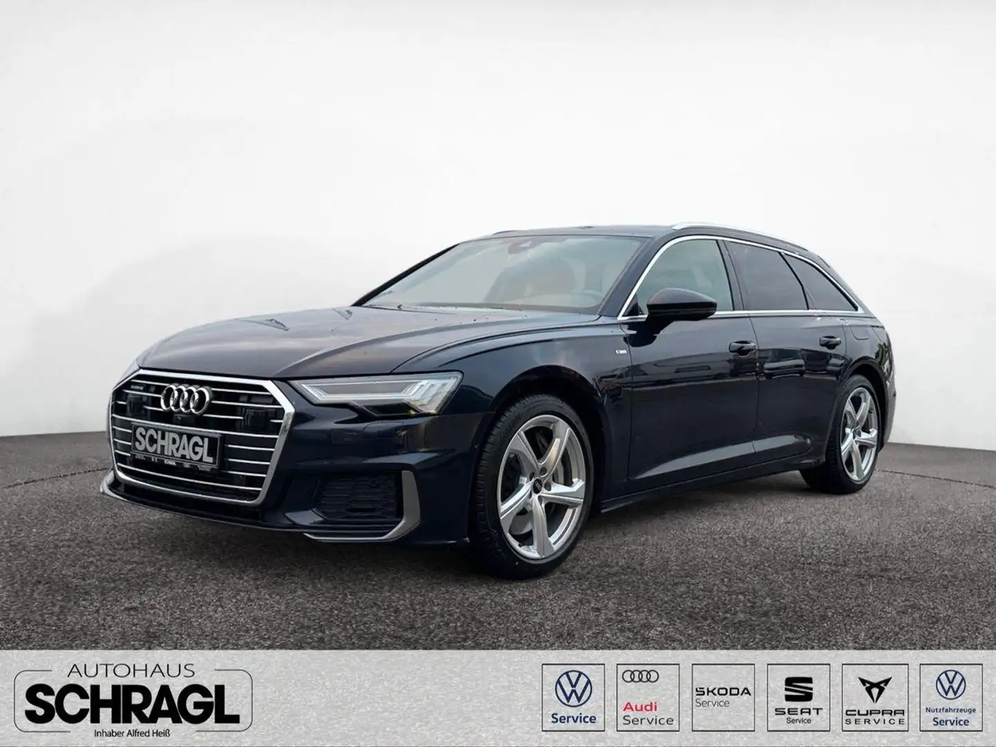 Audi A6 Avant 50 TFSIe quattro HYBRID S-LINE+AHK+AREA Blau - 1