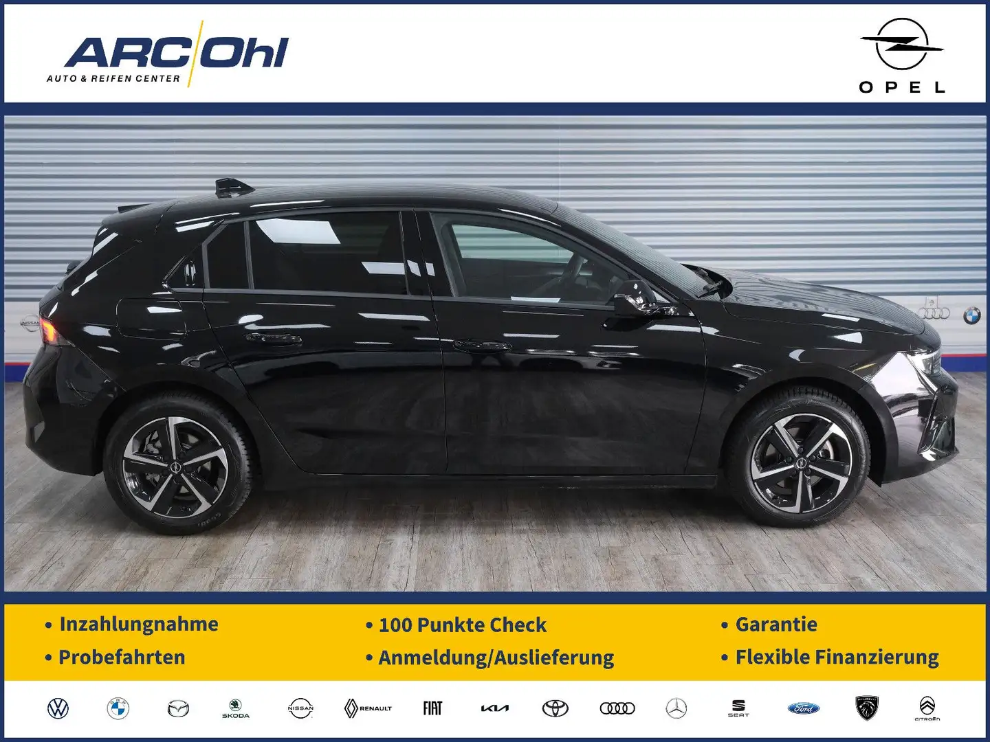 Opel Astra L 1.2 GS *MULTIM./LED/SHZ/PDC/360/AHK* Schwarz - 1