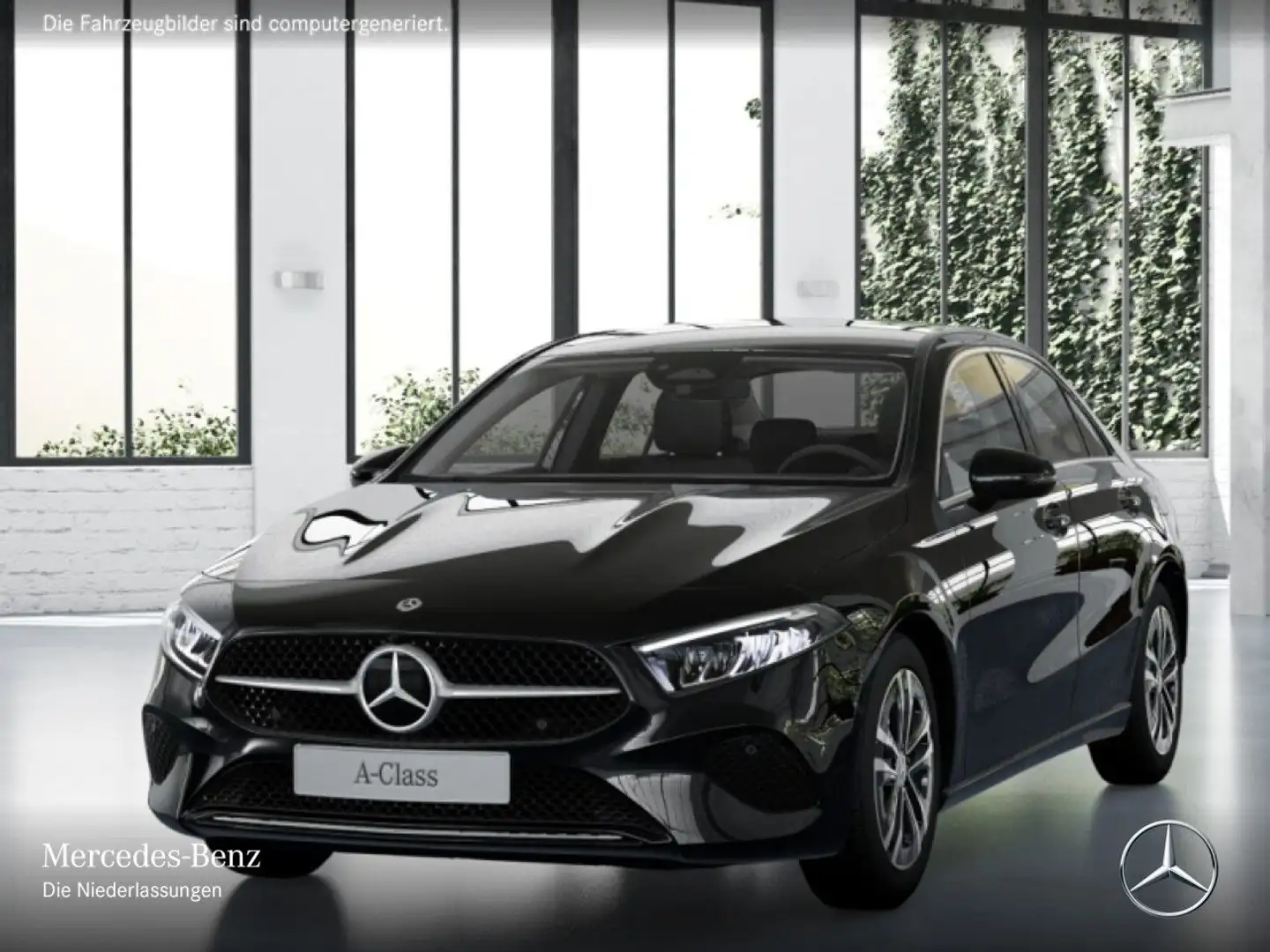 Mercedes-Benz A 200 Lim PROGRESSIVE+LED+STHZG+KAMERA+TOTW+7G Schwarz - 2