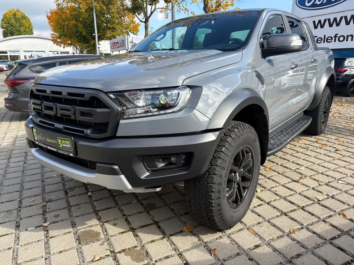 Ford Ranger Raptor 2.0 4x4 DOKA AHK*LED*NAV*SHZ*CAM*STANDH Gris - 2