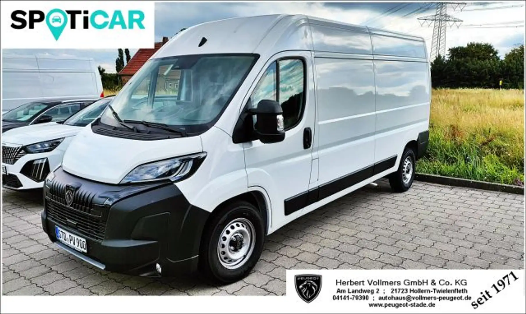 Peugeot Boxer 2.2 BlueHDi 140 L3H2 Autm. Weiß - 1