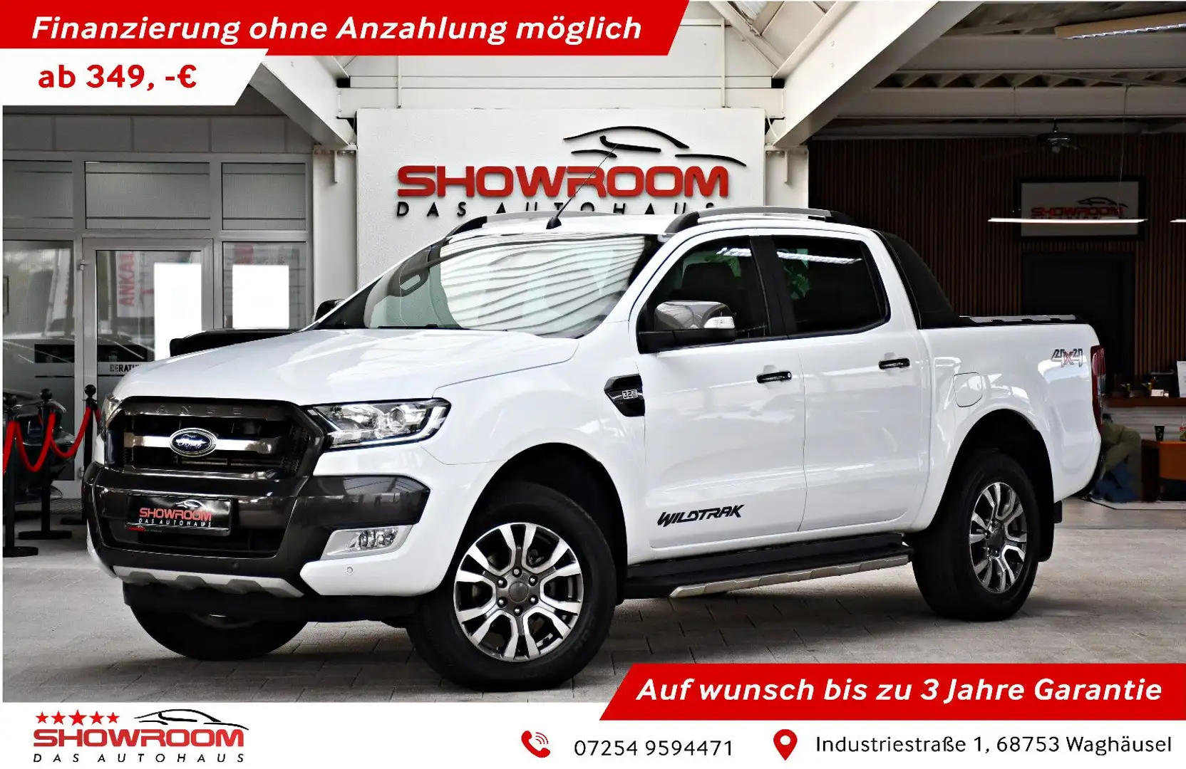 Ford Ranger Wildtrak Doppelkabine Off-Road 4x4 1.Hd Blanc - 1